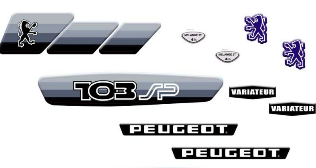 Où acheter des autocollants pour Peugeot 103 sp